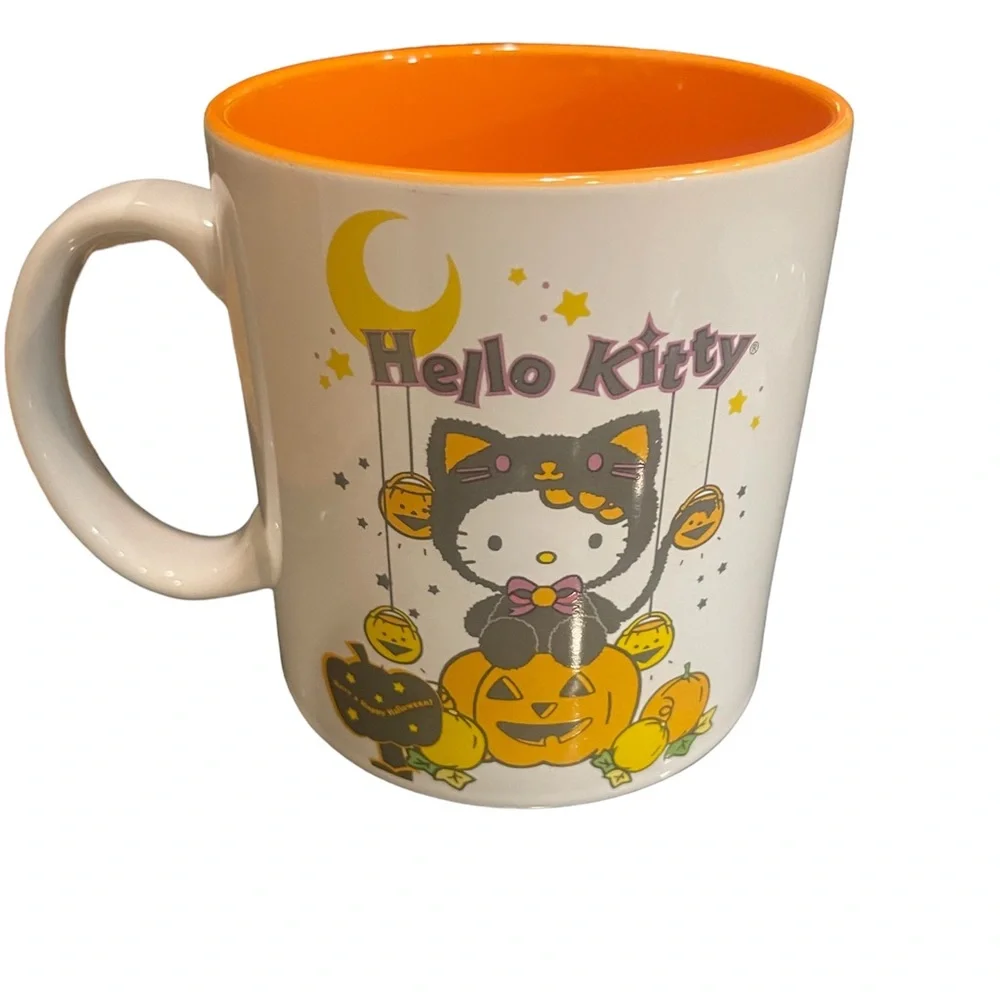 New Sanrio Hello Kitty Halloween Cat‎ Pumpkin 2024 mug 20 Oz